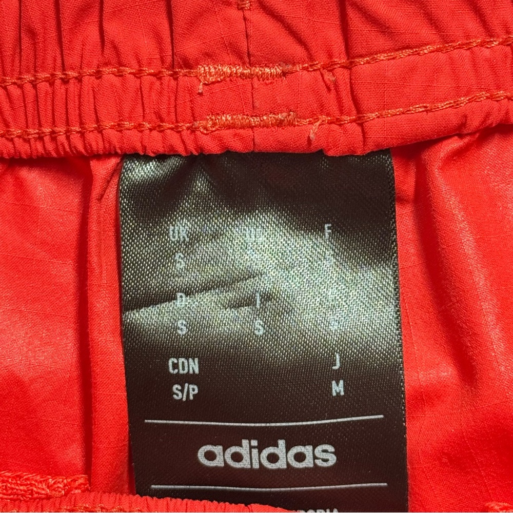 Adidas Future Icons Track Pants Small Mens Red Orange White Windbreaker - Small - Picture 6 of 11